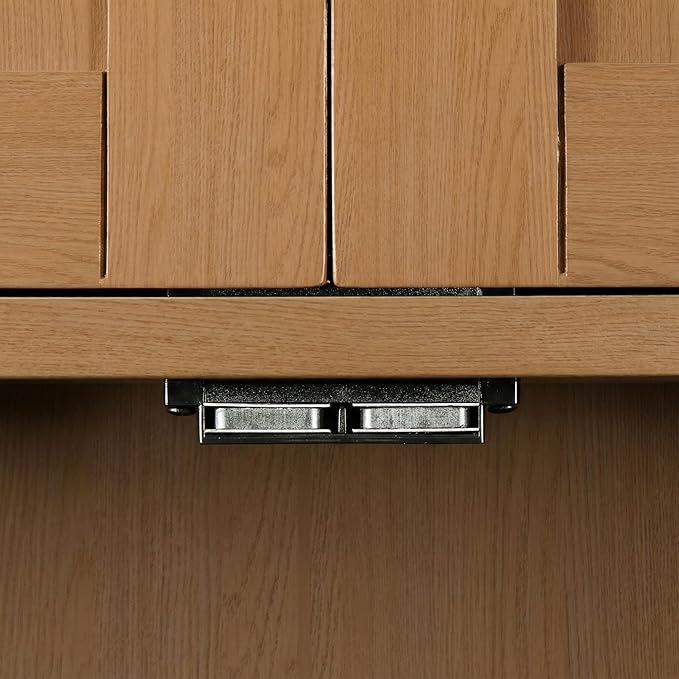 Casaphoria Kitchen Pantry Cabinet, 67" Tall Freestanding Kitchen Cabinet with 4 Adjustable Shelves, 28" W Storage Cabinet for Kitchen Pantry Organization (Natural Oak, Single)