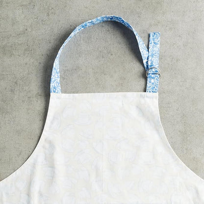 Maison d' Hermine 100% Cotton Apron for women with Pocket Kitchen Chef Apron for Men Cooking Mothers Day Gifts