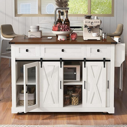 Modern Dining Table Expandable Kitchen Island with Counter Wood Table Console Luxury Easy Clean Living Decor,White