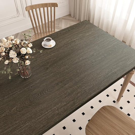 WESTICK Vintage Brown Wood Contact Paper Waterproof Peel and Stick Countertops Walnut Wood Wallpaper Kitchen Contact Paper Wood Vinyl Countertop Wrap for Tables Cabinets Drawers Office Desk 12" x 78"