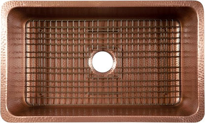 SinkSense Wren 27" x 15" Kitchen Sink Bottom Grid, Antique Brown