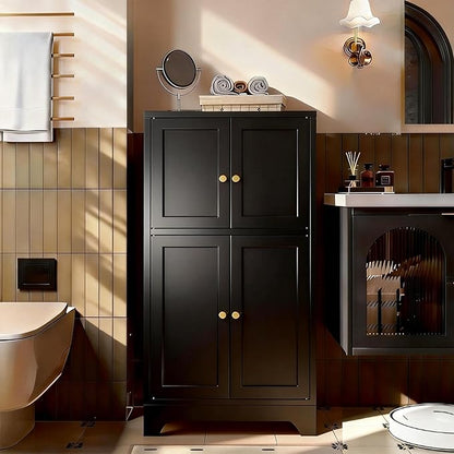 43" H Black Small Pantry Cabinet,Metal Storage Cabinets,Small Food Storage Cabinets