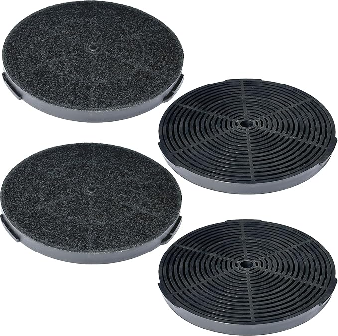 WRHF005S2 Carbon Charcoal filters Fit for Winflo 30 In. Convertible Stainless Steel Glass Island/Wall Mount Range Hood (Set of 4)