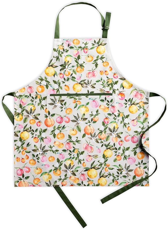 Maison d' Hermine 100% Cotton Apron for women with Pocket Kitchen Chef Apron for Men Cooking Mothers Day Gifts