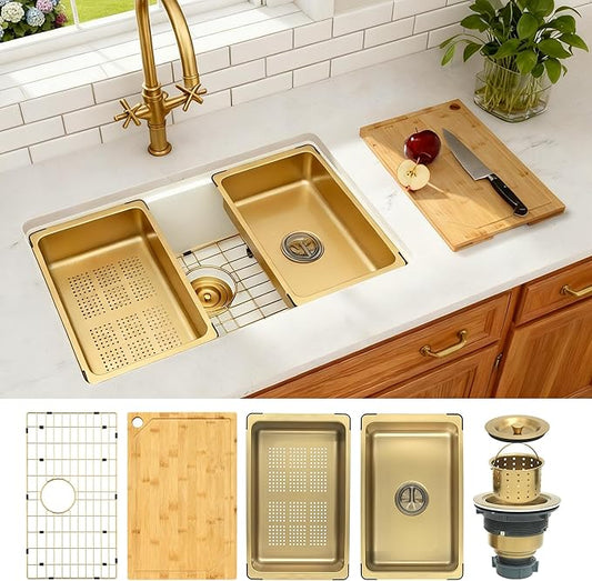 White Kitchen Sink,Granite Composite Undermount Kitchen Sink,Single Bowl Drop In Kitchen Sinks (28" X 18")