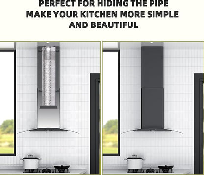 Range Hood Extension Chimney FGS-TG33B-ZST, Stainless Steel Wall Mount Chimney Extension for FIREGAS Range Hood FGS-UBG33Y75AC