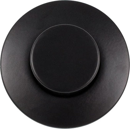 Westbrass ASB-RB3-62 Sink Top Waste Disposal Replacement Air Switch Trim Only, Raised Button, Matte Black
