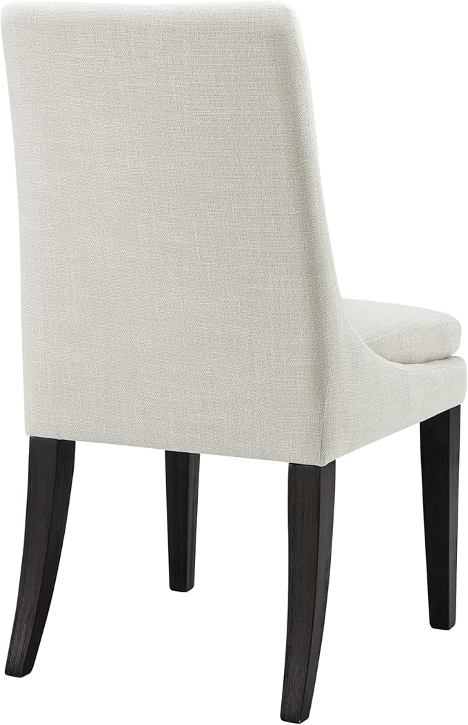KISLOT Modern Dining Chair Set of 2 Upholstered Performance Fabric Mid Century Comfy Armlesschair for Kitchen Living Room,1 Box