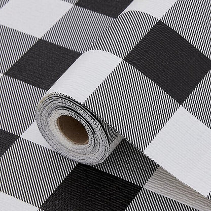 Coavas Shelf and Drawer Liner, Non Slip Extra Grip Non Adhesive Waterproof Thickened Cabinet Mat, Easy Cut for Kitchen Pantry Bathroom Dresser Cupboard (Black Stripe, 12IN x 20FT)