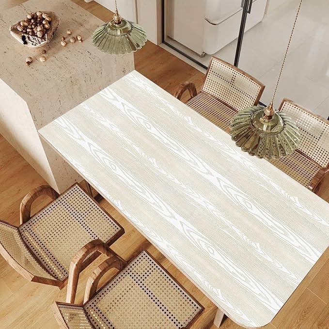 Yun-aeon White and Gold Wood Contact Paper 17.3"x400" Rustic Wooden Peel and Stick Wallpaper Removable Self-Adhesive Wallpaper Wood Grain Contact Paper for Countertops Cabinets