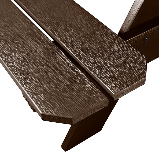 Highwood Hometown Picnic Table, 6 Foot, Weathered Acorn