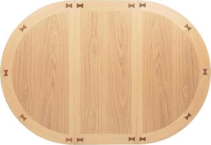 Coaster Home Furnishings - LAVON - 5-Piece Counter Height Dining Set - Oval Extendable Table with Storage & 4 Upholstered Chairs - Dining Room & Kitchen - Light Oak - 106628-S5