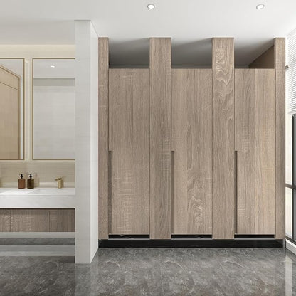 Boobest Light Brown Wood Wallpaper Peel and Stick Wood Grain Contact Paper Waterproof Removable Kitchen Cabinet Wallpaper 15.74"x 118" Wooden Vinyl Wrap Cabinet Covers Grey Oak Wooden Contact Paper