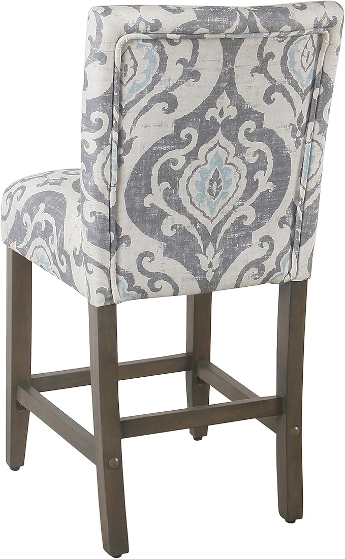 HomePop 24" Classic Parsons Counter Stool - Suri Blue(Single Pack)