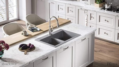 Pfister Wheaton Kitchen Faucet with Pull Down Sprayer and Soap Dispenser, Single Handle, High Arc, Stainless Steel Finish, GT529WH1S