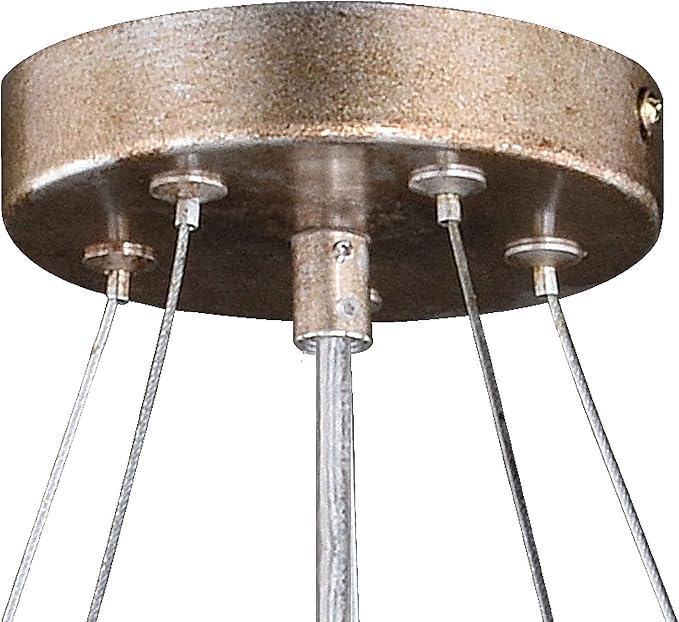 VAXCEL Rainier 5 Light Silver Linear Crystal Waterfall Chandelier, Kitchen Island Pendant Fixture, Silver Mist Finish, Dimmable Ceiling Mounted Lighting