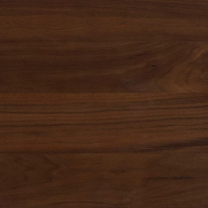 SIMPLIHOME Eastwood Dining Table - 66 inch Wide Solid Walnut Veneer Rectangular Table, Contemporary Style for Dining Room or Kitchen with Tapered Legs and Thick Top, Seats 6