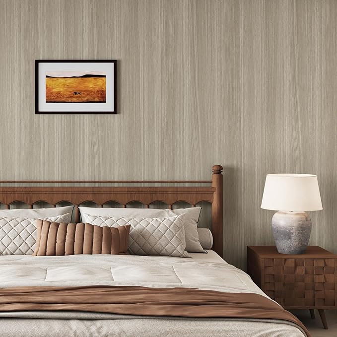 WESTICK Neutral Wood Contact Paper for Countertops Waterproof Wood Peel and Stick Wallpaper Self Adhesive Kitchen Counter Contact Paper for Tables Dresser Cabinets Bathroom Shelf Liner 15.8" x 393"