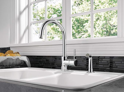 Peerless Precept Single-Handle Kitchen Sink Faucet with Side Sprayer, Chrome P199152LF