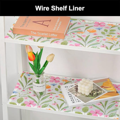 Cooyes Shelf Liner – Premium Non-Adhesive Cabinet & Drawer Liner for Kitchen – Waterproof Shelf Paper with Modern Pattern – Durable EVA Cabinet Mat – Easy to Cut （15" W x 360" L）