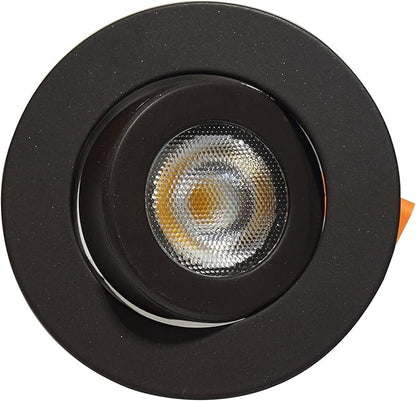 NICOR Lighting 2 inch LED Gimbal Downlight in Oil-Rubbed Bronze, 3000K (DLG2-10-120-3K-OB)