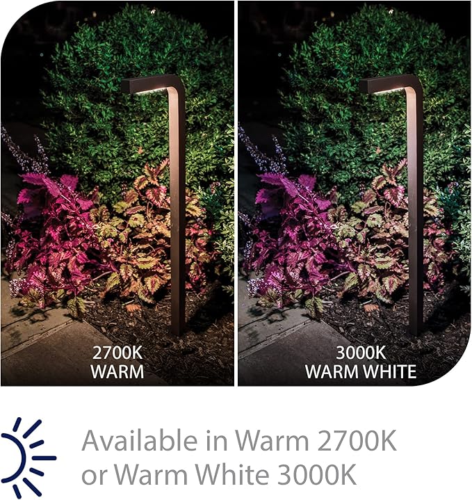 WAC Landscape Lighting, Balance LED 12V Path and Area Single Light 2700K Warm Built-in LED in Bronze