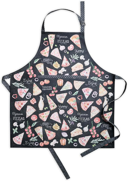 Maison d' Hermine 100% Cotton Apron for women with Pocket Kitchen Chef Apron for Men Cooking Mothers Day Gifts