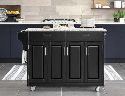 Homestyles Create Kitchen Cart, Black