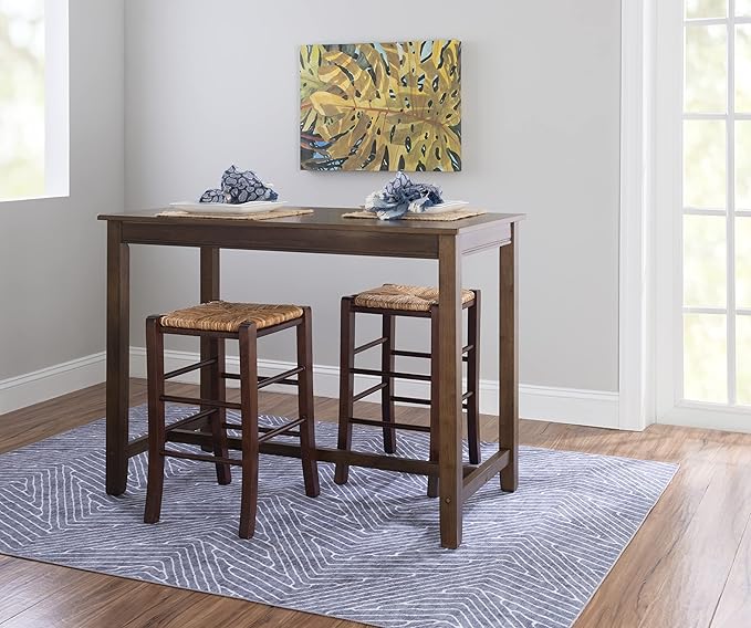 Linon Claridge Rustic Wood 36 inch Height Pub Table