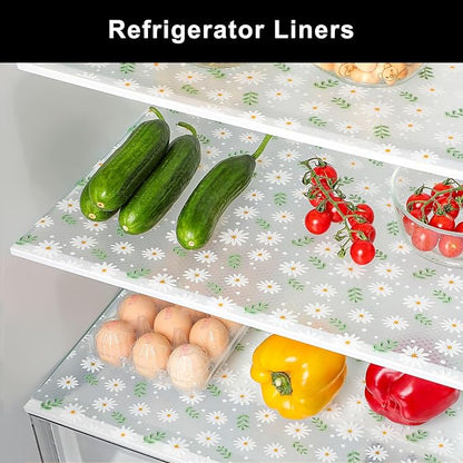 Cooyes Shelf Liner – Premium Non-Adhesive Cabinet & Drawer Liner for Kitchen – Waterproof Shelf Paper with Modern Pattern – Durable EVA Cabinet Mat – Easy to Cut （20" W x 360" L）