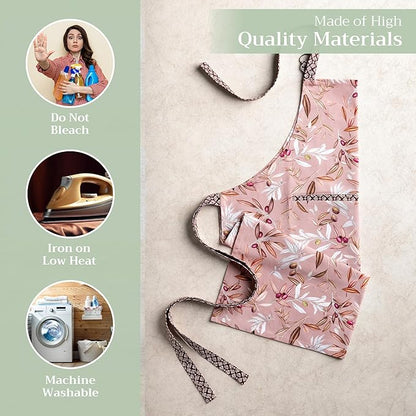 Maison d' Hermine 100% Cotton Apron for women with Pocket Kitchen Chef Apron for Men Cooking Mothers Day Gifts