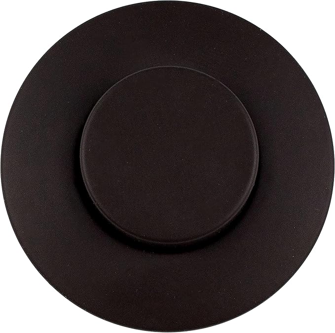 Westbrass ASB-RB3-12 Sink Top Waste Disposal Replacement Air Switch Trim Only, Raised Button, Oil Rubbed Bronze