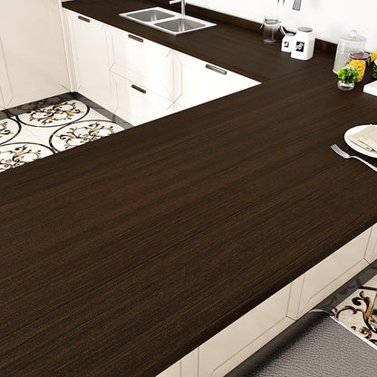 WESTICK Wood Contact Paper for Countertops Waterproof Wood Peel and Stick Wallpaper Self Adhesive Removable Wooden Grain Contact Paper for Cabinets and Drawers Kitchen Bathroom Vanity Desk 15.8" x 78"