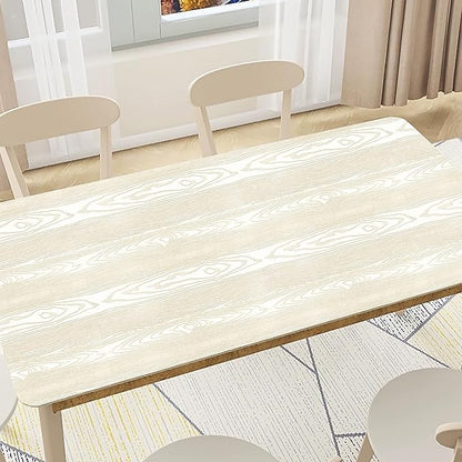 Yun-aeon Beige and Gold Wood Contact Paper 17.3"x400" Rustic Wooden Peel and Stick Wallpaper Removable Self-Adhesive Wallpaper Wood Grain Contact Paper for Countertops Cabinets