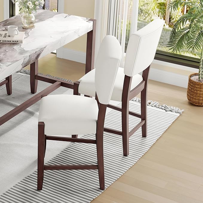Mid Century Modern Bar Stools Set of 4, 40.4" Counter Stools with Back, Linen Upholstered Barstools Chairs for Kitchen Island Dining Room, Beige，Grey,for Living Room