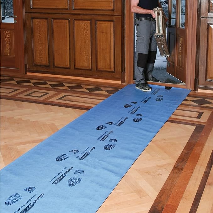 Albert Floorotex Blue All Purpose Temporary Floor Protection - 280 sqft (40" x 84') Roll