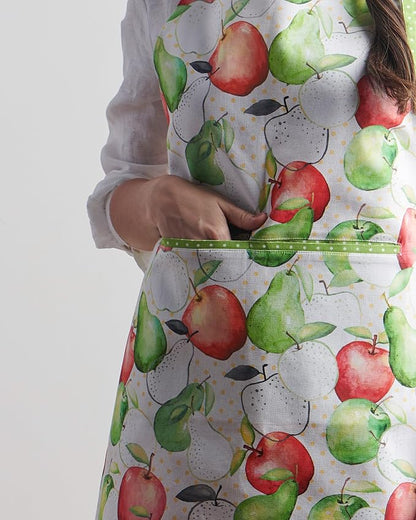 Maison d' Hermine 100% Cotton Apron for women with Pocket Kitchen Chef Apron for Men Cooking Mothers Day Gifts