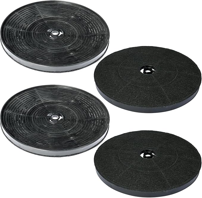 4 ‎WRHF004S2 Carbon Charcoal Filters Compatible with Winflo 30 In. Convertible Under Cabinet Ductless/Stainless Steel Glass Island Range Hood