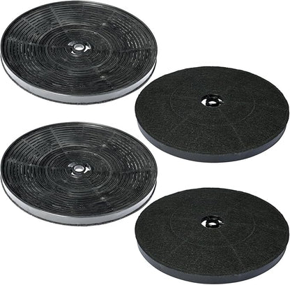4 ‎WRHF004S2 Carbon Charcoal Filters Compatible with Winflo 30 In. Convertible Under Cabinet Ductless/Stainless Steel Glass Island Range Hood