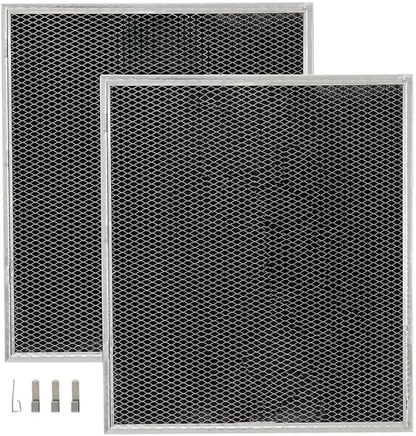 Broan-NuTone HPF30 Replacement Charcoal Filter (XC) for Dual Filter Ductless Range Hoods, Carbon Air Filter, 2 Count