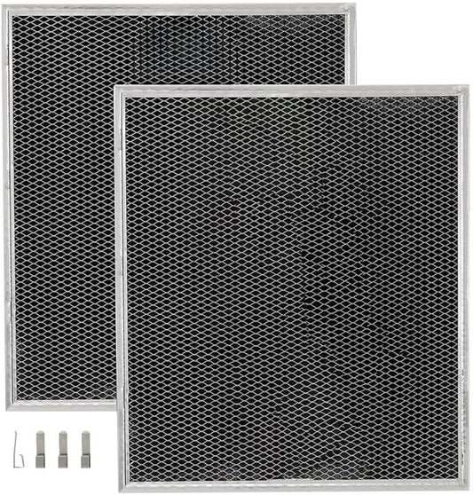 Broan-NuTone HPF30 Replacement Charcoal Filter (XC) for Dual Filter Ductless Range Hoods, Carbon Air Filter, 2 Count