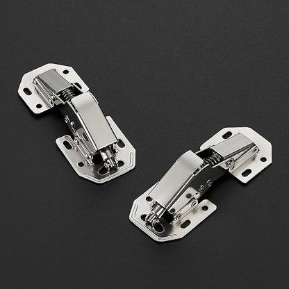 Ravinte 30 Pack Soft Close Hidden Hinges Surface Mount Kitchen Cabinet Hinges, No Pre-drilled Heavy Duty for Kitchen Cabinet Cupboard Door