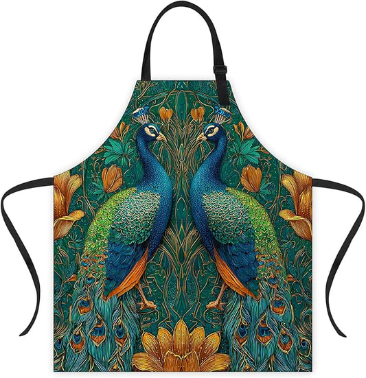 Apron Adjustable Waterproof with Two Deep Pockets Wowen men for Summer BBQ Pool Parties & Resorts