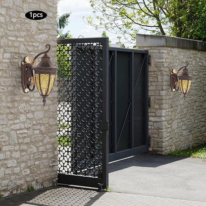 Outdoor Wall Light Fixtures, IP55 Waterproof Outside Wall Lantern Retro Exterior Wall Sconces Vintage Wall-Mounted Lights for Garage House Porch Doorway, E26 w/o Bulb