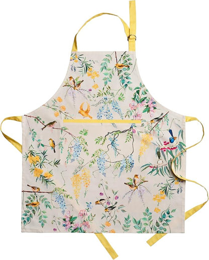 Maison d' Hermine 100% Cotton Apron for women with Pocket Kitchen Chef Apron for Men Cooking Mothers Day Gifts