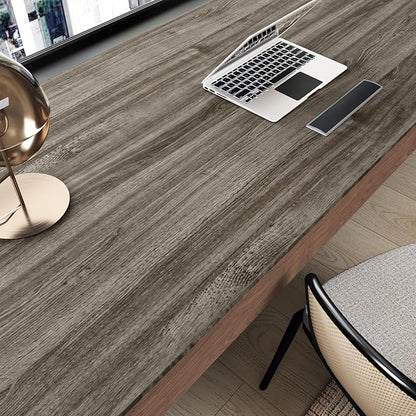 WESTICK Brown Wood Countertop Peel and Stick Wood Wallpaper Vintage Wood Contact Paper Self Adhesive Rustic Wooden Vinyl Wrap for Countertops Tables Bathroom Cabinets 15.8” x 78”