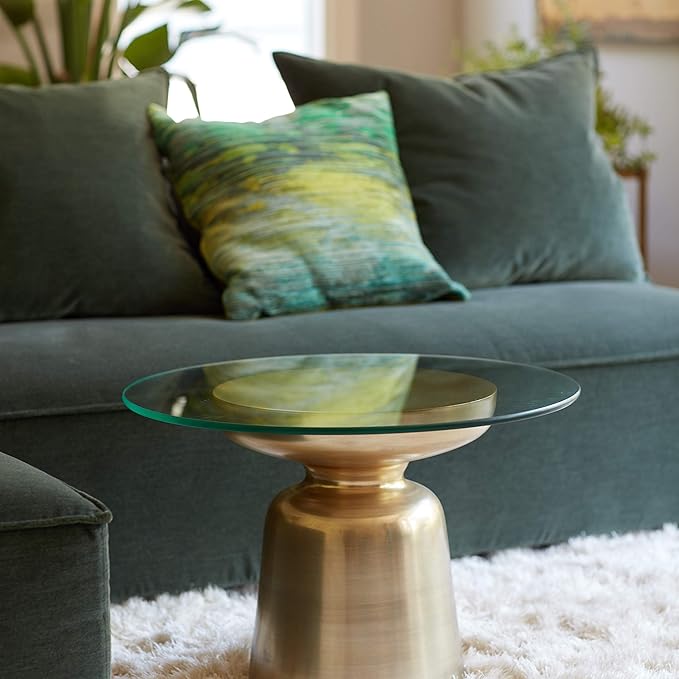 42 inch Round Glass Table Top - Clear Tempered Glass Surface Protector - Safe Pencil Polished Edge - Coffee, Dining and End Table
