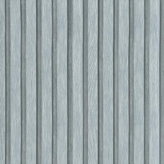 Yun-aeon Wood Slat Peel and Stick Wallpaper 17.3"x 300" Light Grey Wood Grating Stripe Contact Paper Removable Faux Wood Panels Wallpaper Self Adhesive Waterproof Vinyl Wall Paper for Bedroom Kitchen