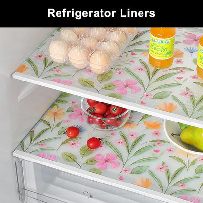 Cooyes Shelf Liner – Premium Non-Adhesive Cabinet & Drawer Liner for Kitchen – Waterproof Shelf Paper with Modern Pattern – Durable EVA Cabinet Mat – Easy to Cut （12" W x 120" L）