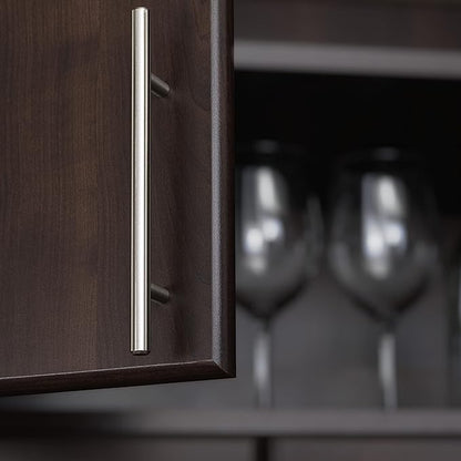 Prepac Elite 54" Wall Cabinet, Espresso Storage Cabinet with 2 Adjustable Shelves, Storage for Pantry, Kitchen and Bathroom 12" D x 54" W x 24" H